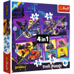 Pusle 4in1 Trefl DC Batwheels, 20.5 cm x 28.5 cm, 207 tk, mitmev&auml;rviline