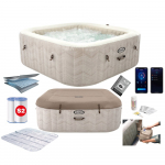 Bassein, t&auml;ispuhutav/mullivann Intex PureSpa 28472, beež v. 196 cm x 196 cm x 71 cm