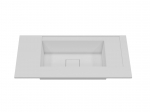 Vannitoa kraanikauss Domoletti MH026 -100, keraamiline, 100 cm x 52 cm x 15 cm, valge