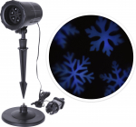 Projektor Lumeflake LED-valgustusega, 34 cm, must