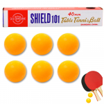 Lauatennise pall Shield 101, 40 mm, 6 tk