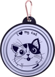 Kauss loomale I Love My Cat, 0.5 l, 12.7 cm x 12.7 cm, violetne v.