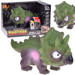 M&auml;ngukujuke, dinosaurus World Dinosaur Triceratops, 24 cm, roheline v./hall v.