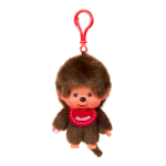 V&otilde;tmehoidja Monchhichi Big Head Boy, 10 cm, pruun v./punane v.