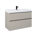 Valamualune vannitoa kapp Elita Look 100 2DR, fume matt v., 44.9 cm x 100 cm x 63.5 cm