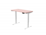 Arvutilaud reguleeritava k&otilde;rgusega Desktronic HomePro, 120 cm x 60 cm, 61 - 127 cm, valge v./roosa v.