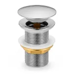 Klapp vannitoavalamu jaoks Akord Click-Clack, 102 mm, kroomi v.