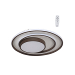Valgusti lagi CristalRecord Elba 28-126-10-100, LED, 3000 - 5500 &deg;K, 1 x 92 W, valge v. / pruun v., 55 x 55 cm