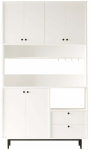 Multifunktsionaalne k&ouml;&ouml;gikapp Kalune Design RE7-W, valge v., 35.5 cm x 120 cm x 205 cm