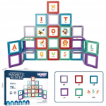 Magnetkonstruktor Woopie Learning Letters, 70 tk, mitmev&auml;rviline