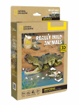 3D-pusle Cubicfun National Geographic Crocodile, 19 cm x 12.5 cm, 54 tk, roheline v.