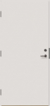 Uks ugunsizturīgas EI30/39DB, vasakpoolne, valge, 209 x 99 x 9.2 cm