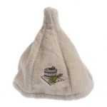 Saunam&uuml;ts Namų Tekstilė, puuvill/linane, 40 x 40 cm, beež v.