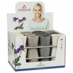 Lillepott Scheurich Minis Nature Stone 58717, keraamiline, hall/(v&auml;rv/disain valitakse juhuslikult)