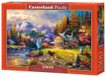 Pusle Castorland Mountain Hideaway 1500 el. C-151462-2, 68 cm x 47 cm, 1500 tk, mitmev&auml;rviline