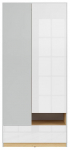 Riidekapp Nandu, tamm v./hall v., 90 cm x 55 cm x 200.5 cm