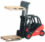 M&auml;ngukahvelt&otilde;stuk Bruder Linde Forklift H30D 02511, 1:16, must v./punane v.
