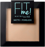 Kompaktne pulber Maybelline Fit Me Matte + Poreless 130, 130 buff beige, 9 g