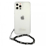 Telefoni &uuml;mbris Guess Black Pearl iPhone 12/12 Pro, Apple iPhone 12/Apple iPhone 12 Pro, l&auml;bipaistev v.