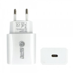 Adapter Extra Digital SC230167, USB Type C, valge v., 18 W