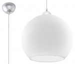 Valgusti rippuv Sollux Ball SL.0256 SL.0256, E27, 1 x 60 W, valge v.