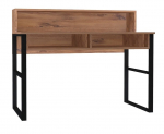 Kirjutuslaud Kalune Design Kemo, 120 cm x 55 cm, 95.8 cm, must v./p&auml;hklipuu v.