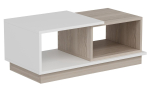 Kohvilaud Kalune Design Viyana, tamm v./valge v., 90 cm x 45 cm x 36 cm