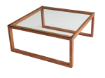 Kohvilaud Kalune Design Via, pruun v., 90 cm x 90 cm x 40 cm