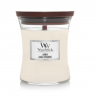 K&uuml;&uuml;nal, l&otilde;hna WoodWick Linen, 65 h, 275 g, Valge v.