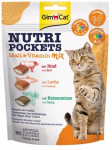 Toidulisandid, vitamiinid kassidele Gimborn Nutri Pockets Malt & Vitamin Mix, veiseliha/l&otilde;he/kassim&uuml;nt, 0.15 kg
