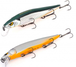 Vobler Akara Mullet 110F-A23, 11 cm, 14 g, h&otilde;be/roheline/oranž