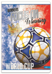 Vihik Lastva Football, jooneline, A5, 52 lehte, (v&auml;rv/disain valitakse juhuslikult)