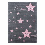 Vaip sise Ayyildiz Kids Stars, hall v./roosa v., 150 cm x 80 cm