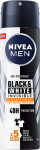 Meeste deodorant Nivea Black&White Invisible Ultimate Impact 5in1 spray, 150 ml