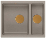 K&ouml;&ouml;givalamu Quadron Logan 150, graniit, 56 cm x 46 cm x 22 cm, pruun v./vask v.