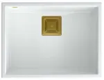 K&ouml;&ouml;givalamu Quadron David 50, graniit, 55 cm x 42 cm x 22.5 cm, kuldne v./valge v.