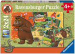 Pusle 2in1 Ravensburger Forest Dwellers, 26 cm x 18 cm, 48 tk, mitmev&auml;rviline