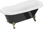 Vann, teisaldatav Mexen Retro, 73 cm x 15 cm x 73 cm, ovaalne, kuldne/valge