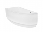 Vann, teisaldatav Besco Praktika, 150 cm x 70 cm x 57.5 cm, vasakpoolne, valge