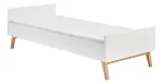 Voodi &uuml;hekohaline Pinio Swing, 90 x 200 cm, valge v., ilma madratsita, p&otilde;hjalippidega