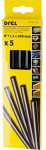 Liimipulk Drel, 20 cm x 11.2 cm, must, 5 tk