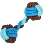 M&auml;nguasi koerale, k&ouml;is Springos PA0282, 17 cm, &Oslash; 6 cm, sinine/pruun