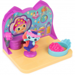 Kujukeste komplekt Spin Master Gabby's Dollhouse Wellness Room With Meerkat, kollane v./roosa v.