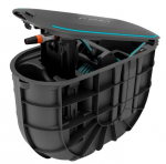 Maa alla paigaldatud voolikurull Gardena Undercover Hose Box RollUp, 20 m