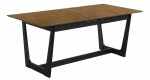 S&ouml;&ouml;gilaud pikendatav Homla Pahkel, pruun v./must v., 160 - 195 cm x 90 cm x 76 cm