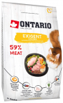 Kuiv kassitoit Ontario Exigent, kanaliha, 0.4 kg