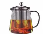 Teekann koos kurnaga Florina, 1 l, l&auml;bipaistev v.