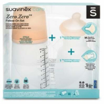 Pudelite komplekt Suavinex Zero Zero, 270 ml, 0 kuud, roosa v.
