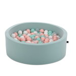 Pallimeri Kalune Design Bubble Pops, ⌀ 85 cm, 200 tk, valge v. m&uuml;nt (mint) v.