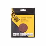 Lihvimisketas Forte Tools 40, 40, 12.5 cm x 12.5 cm, &Oslash; 12.5 cm, 5 tk